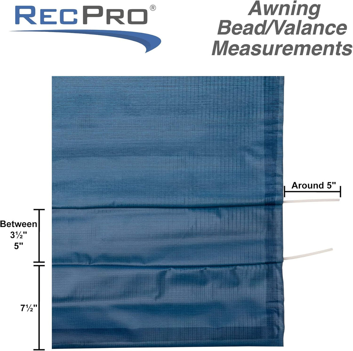 19 Foot Blue Awning Fabric Replacement X3240