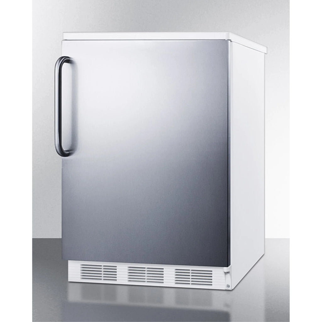 Counter Height Auto Defrost Refrigerator with Stainless Steel Door I598074