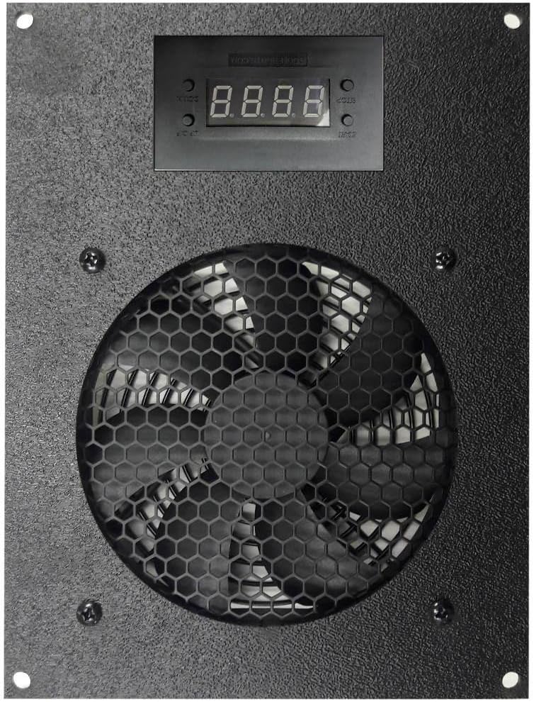 Programmable Thermostat Cooling Kit, Metal, Dual 120mm, Pack of 2 K970418