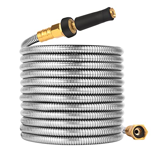 100 FT Stainless Steel Expandable Garden Hose S63782