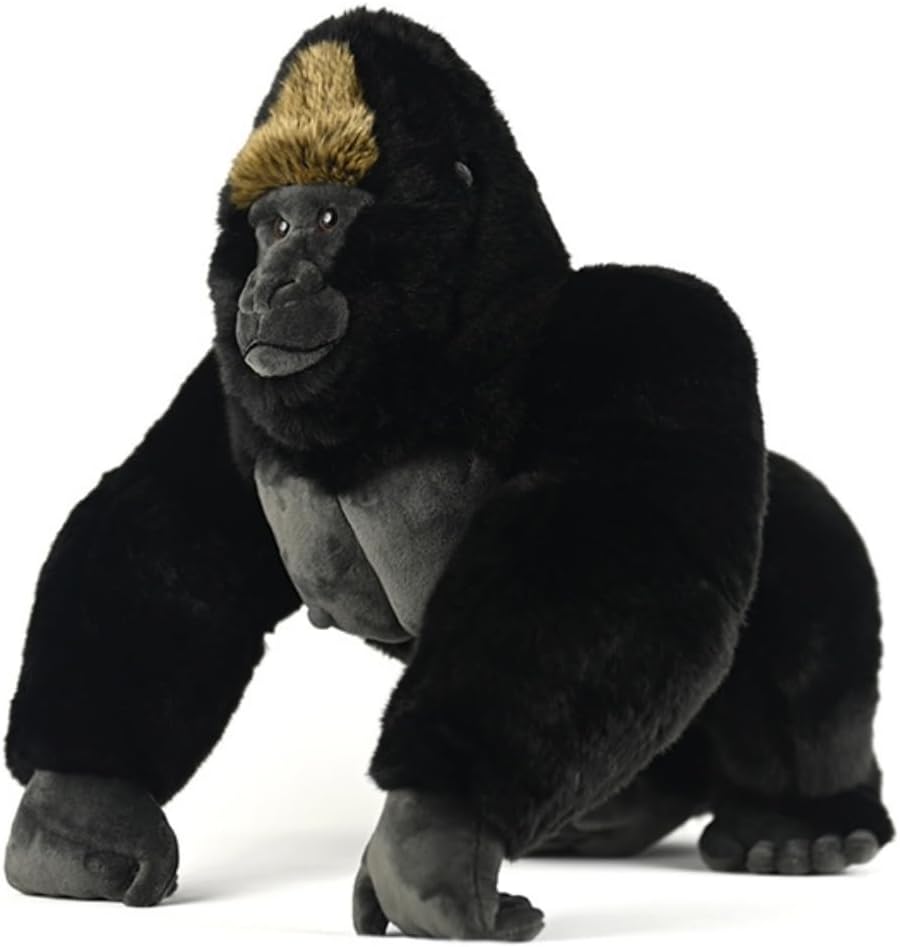 15'' Realistic Gorilla Plush Stuffed Animal H801