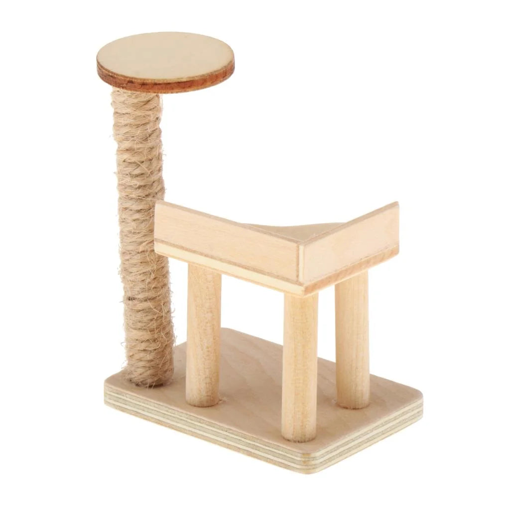 Miniature Cat Climbing Dollhouse Furniture G2284