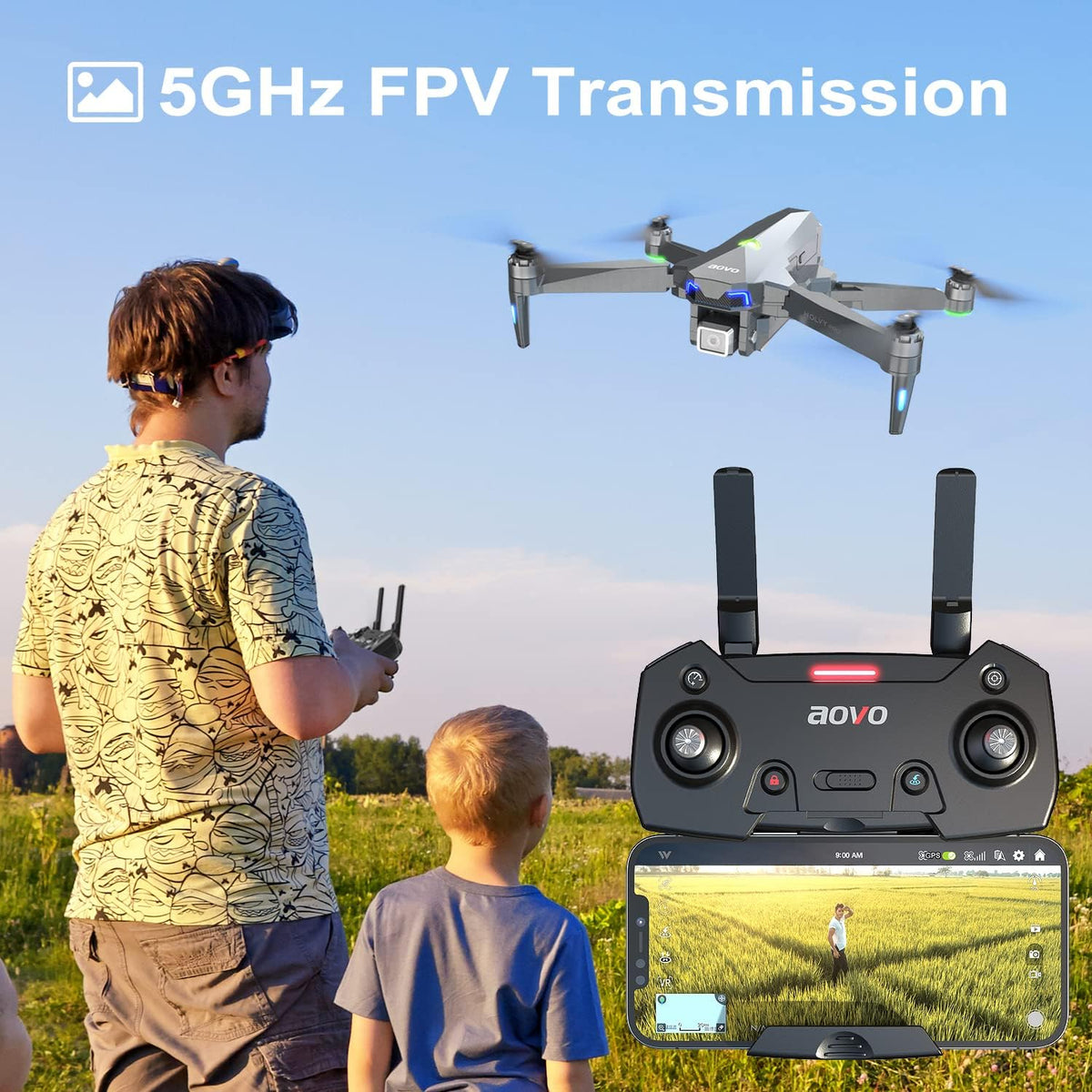 4K Drone with Camera, 30 Minutes Flight Time, GPS Return Home, Brushless Motor M6709