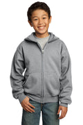 Youth Core Fleece Full-Zip Hooded Sweatshirt A336267