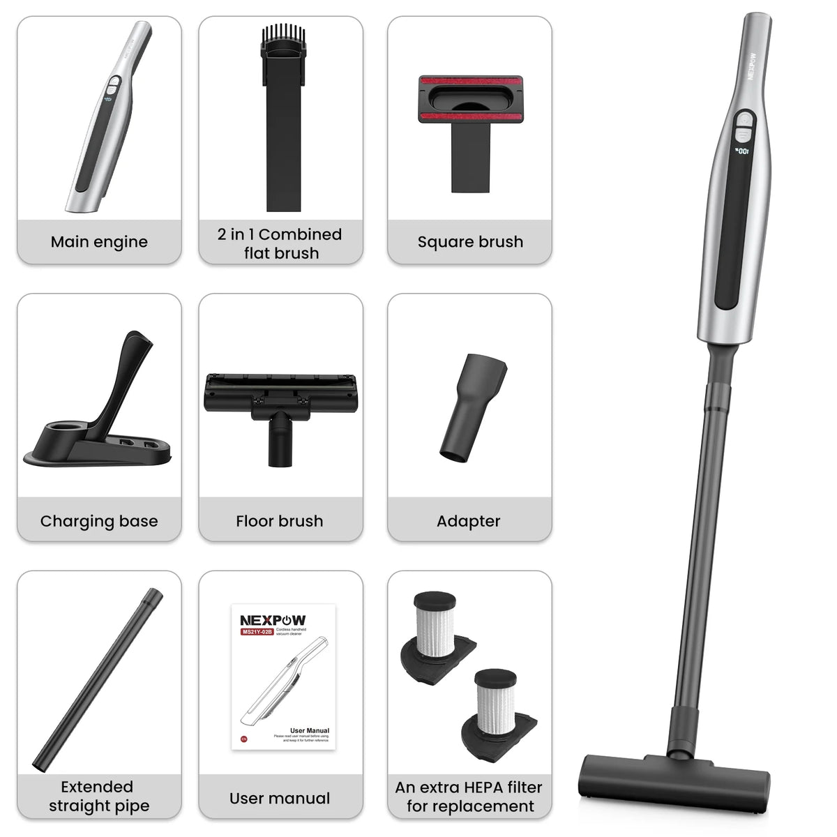 Cordless Handheld Vacuum Cleaner 18000PA K73986