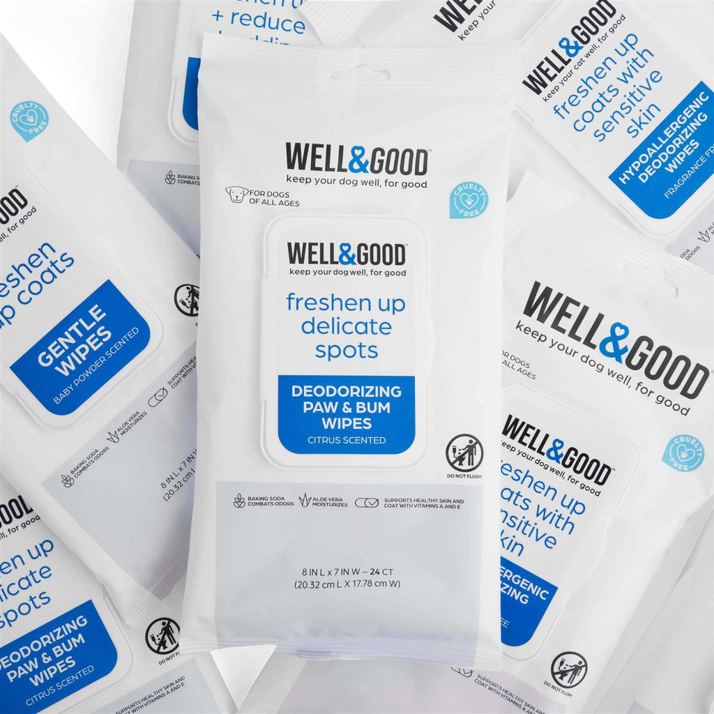 Deodorizing Paw and Bum Wipes Z5375