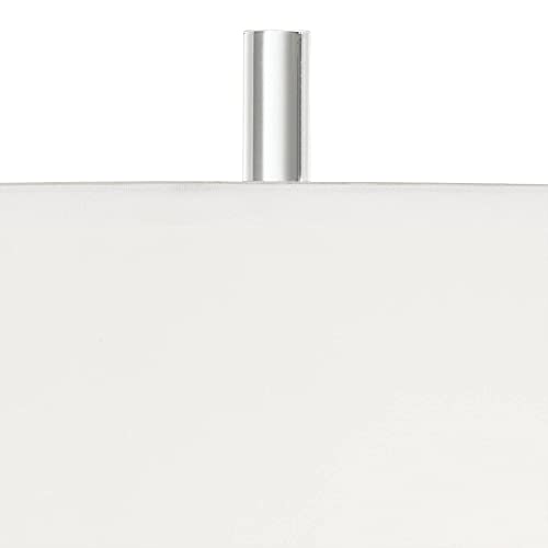 30" Tall Glass Column End Table Lamps Set of 2 J5997