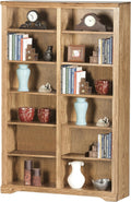 Cherry Finish Double Wide Bookcase L193