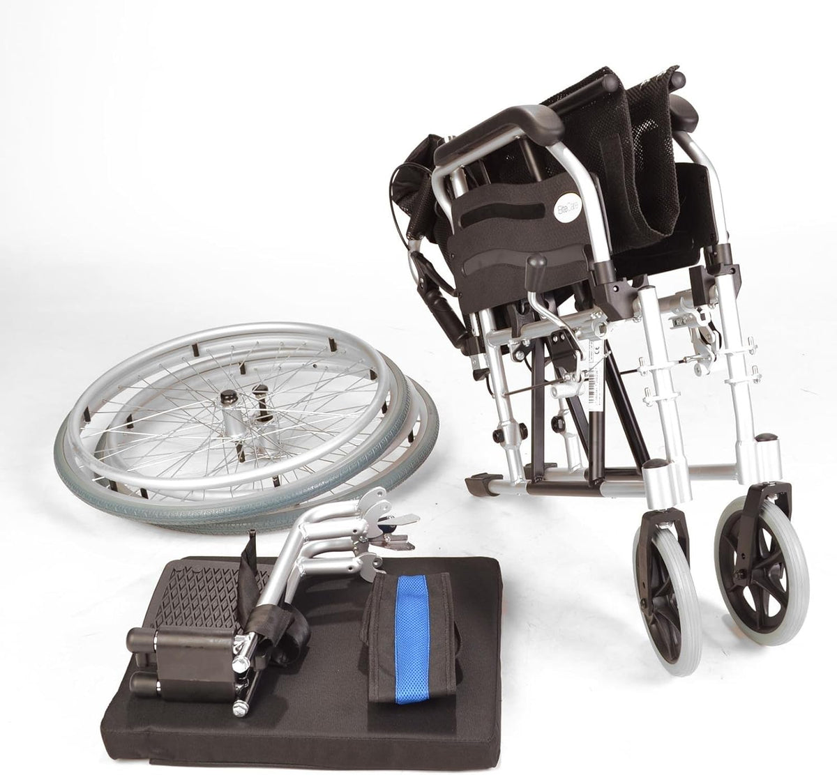 Lightweight Aluminium Folding Self Propel Wheelchair With 20-Inch Extra Wide Seat H878