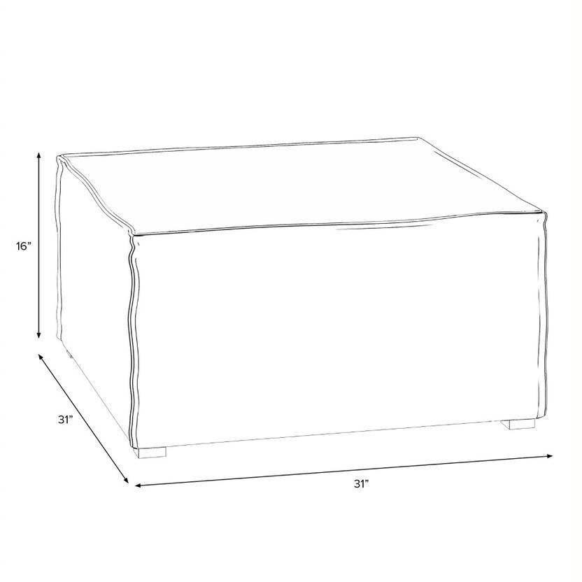 Blue Ottoman E8847