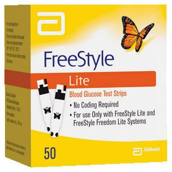 Blood Glucose Test Strips, 50 Ct A68833