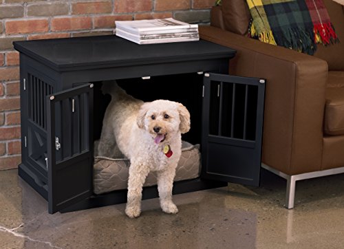 White Triple Door Medium Dog Crate S80334