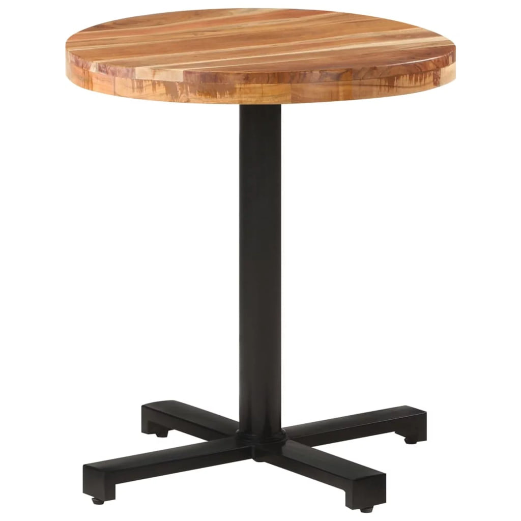 Round Solid Acacia Wood Bistro Table W283