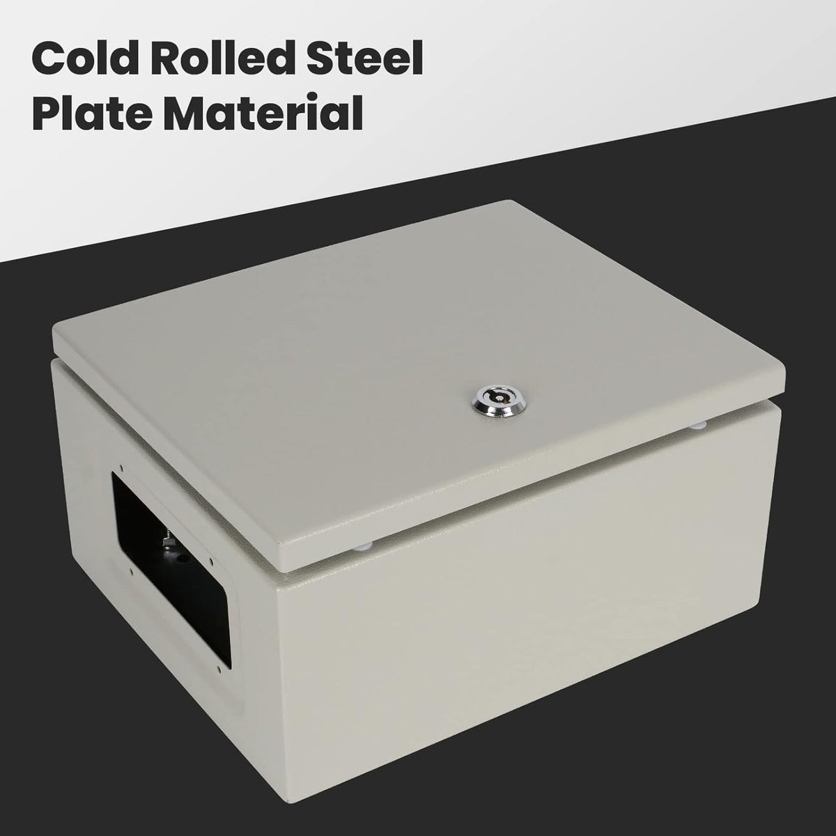 Metal Electrical Box IP65 Waterproof & Dustproof Outdoor Junction Box 8x8x12 E7659