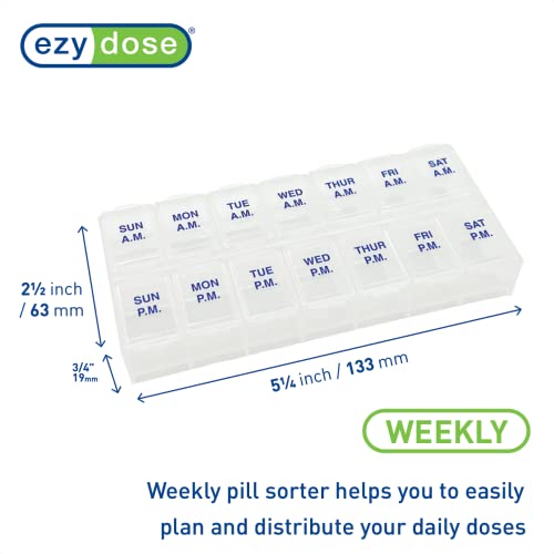 Weekly 7-Day AM/PM Pill Organizer M1797