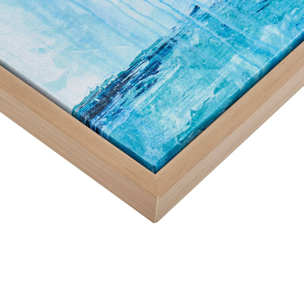 Blue Framed Canvas 4pc Set T289