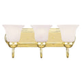 Polished Brass 3-Light Bath Light V8825