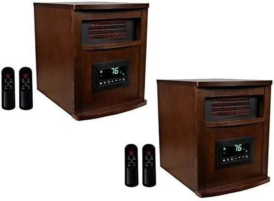1500W Portable Infrared Quartz Space Heaters (Pair) V660