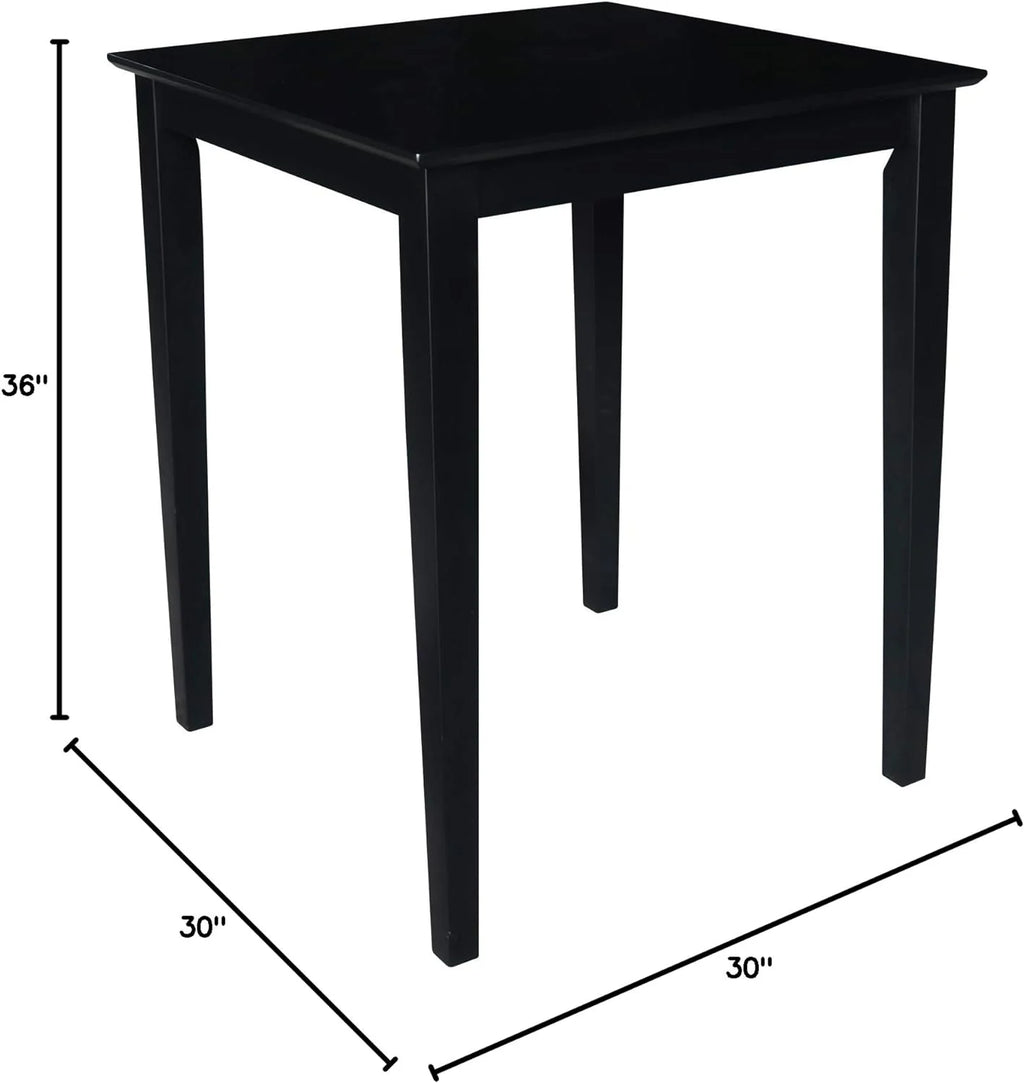 Black Solid Wood Dining Table M547