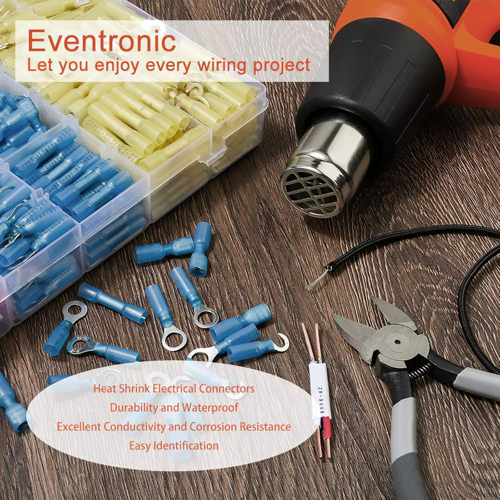 800 Pcs Waterproof Wire Crimp Connectors Kit V847448