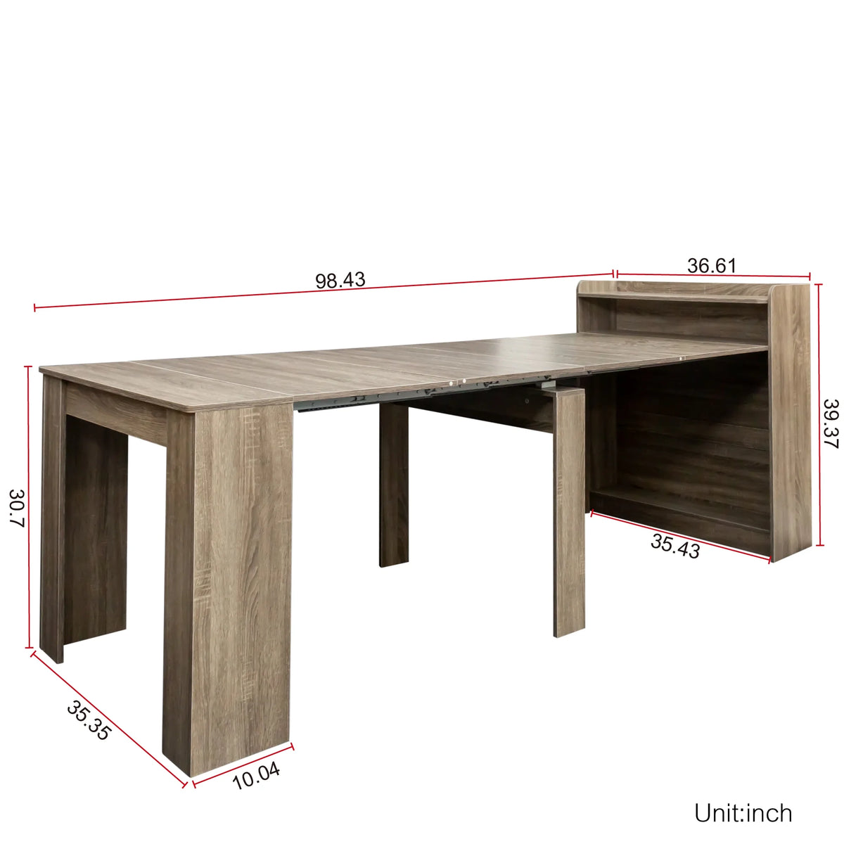 Extendable Dining Table with Storage G2861