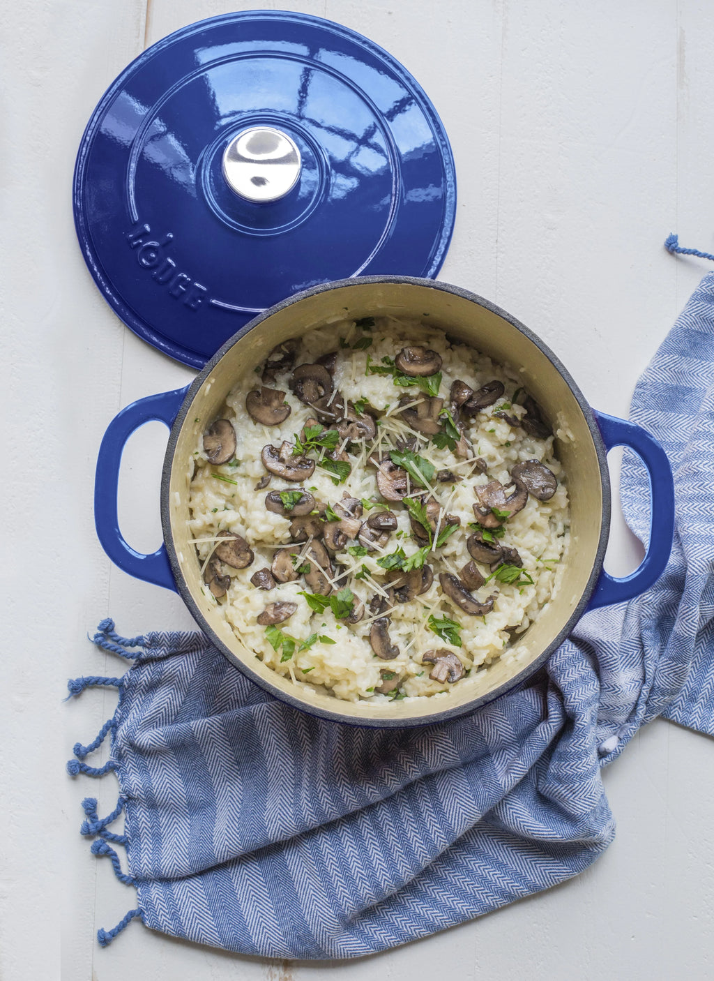 5.5 Quart Enameled Cast Iron Dutch Oven Q28158