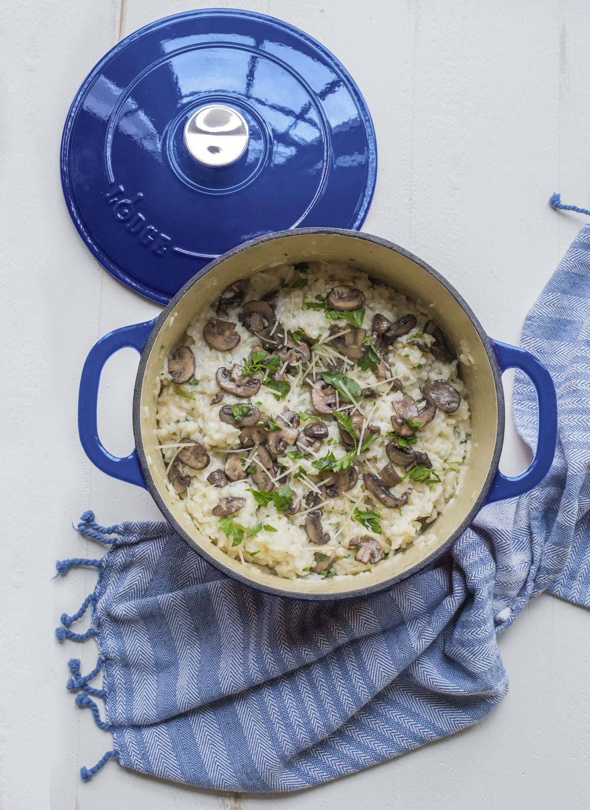 5.5 Quart Enameled Cast Iron Dutch Oven Q28158