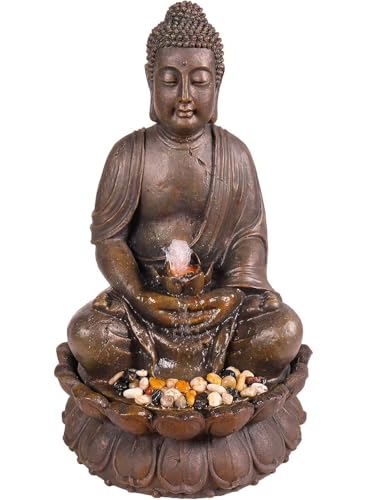 Outdoor Buddha Statue Waterfall Fountain R25528