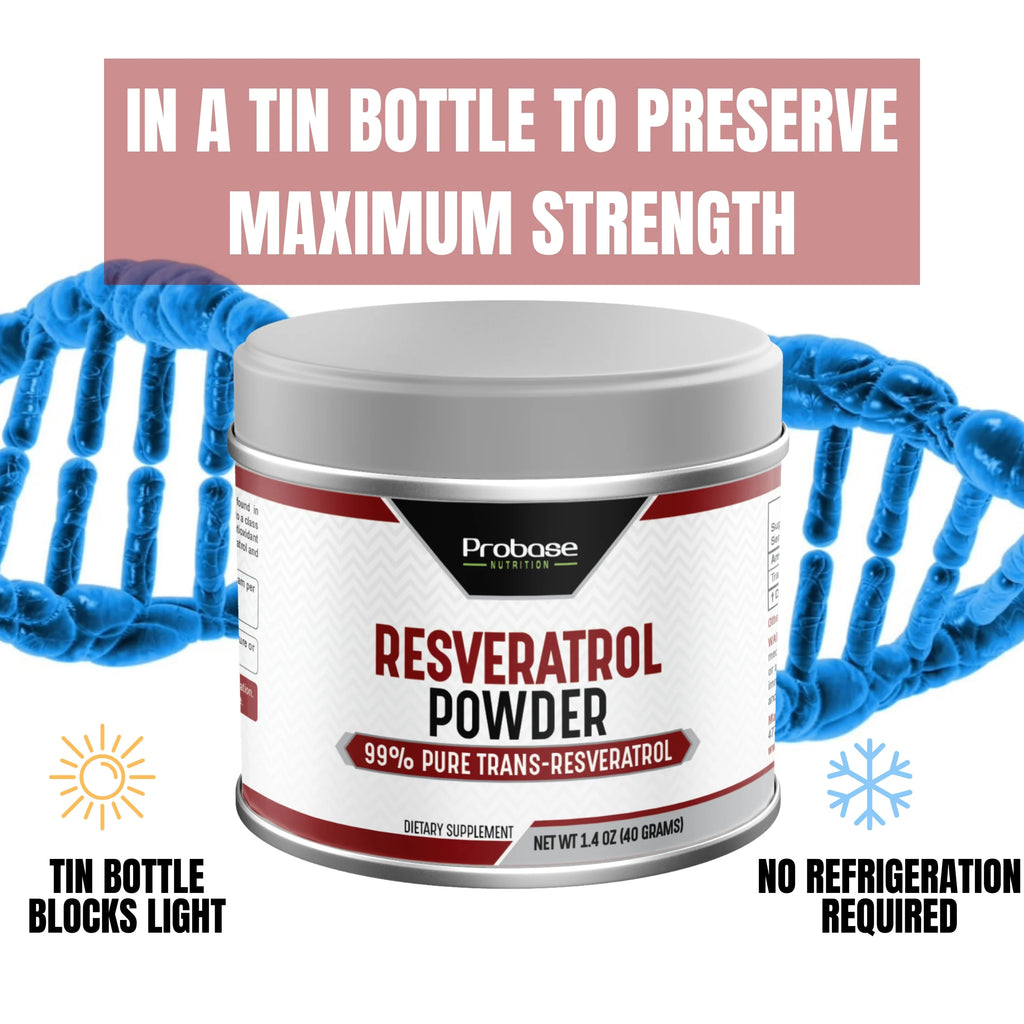 Micronized Trans-Resveratrol Powder 1000mg 40g J88481
