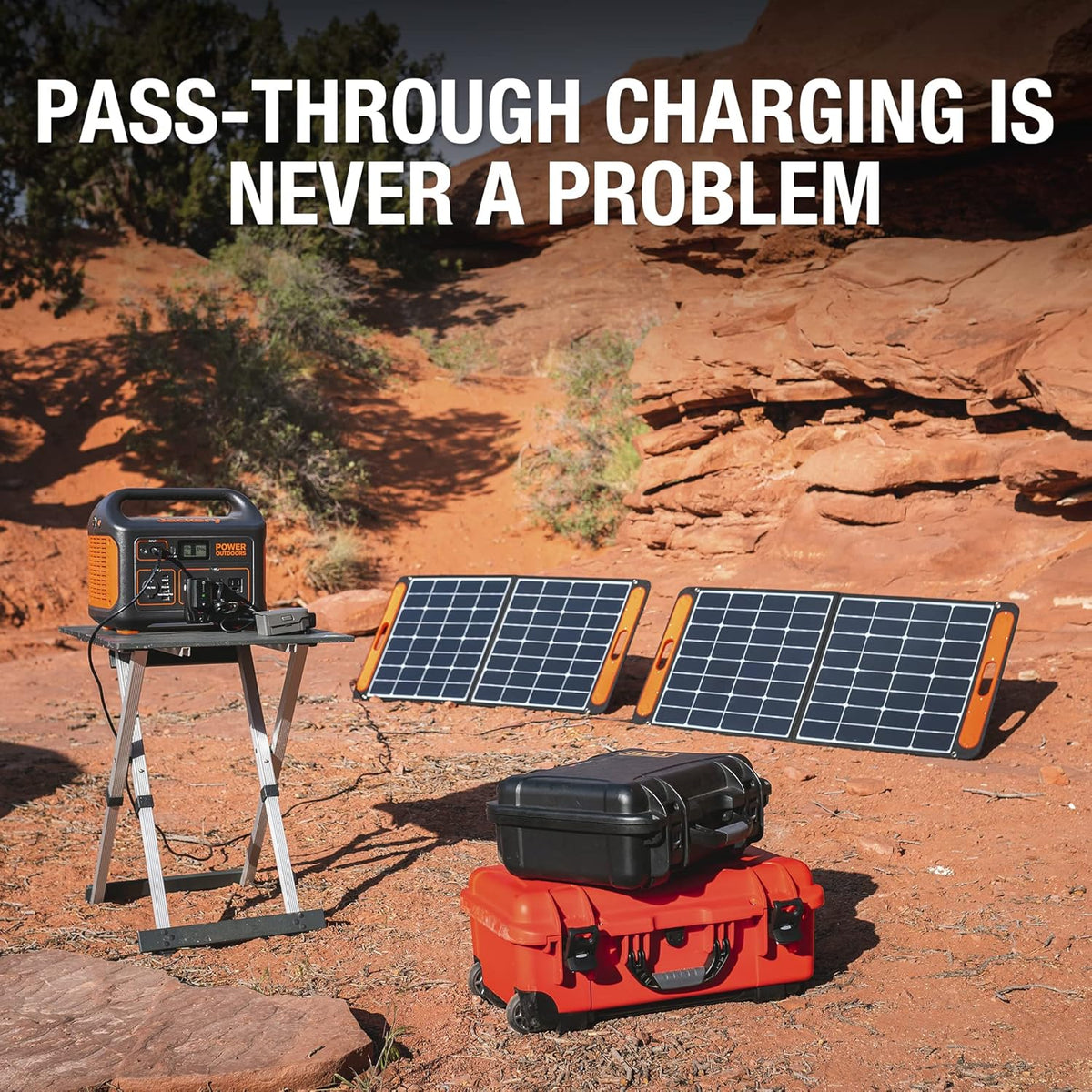 Portable Power Station 1002Wh Solar Generator with 3 AC Outlets Y47864
