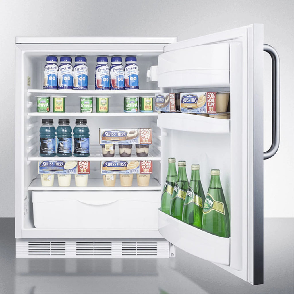 Counter Height Auto Defrost Refrigerator with Stainless Steel Door I598074