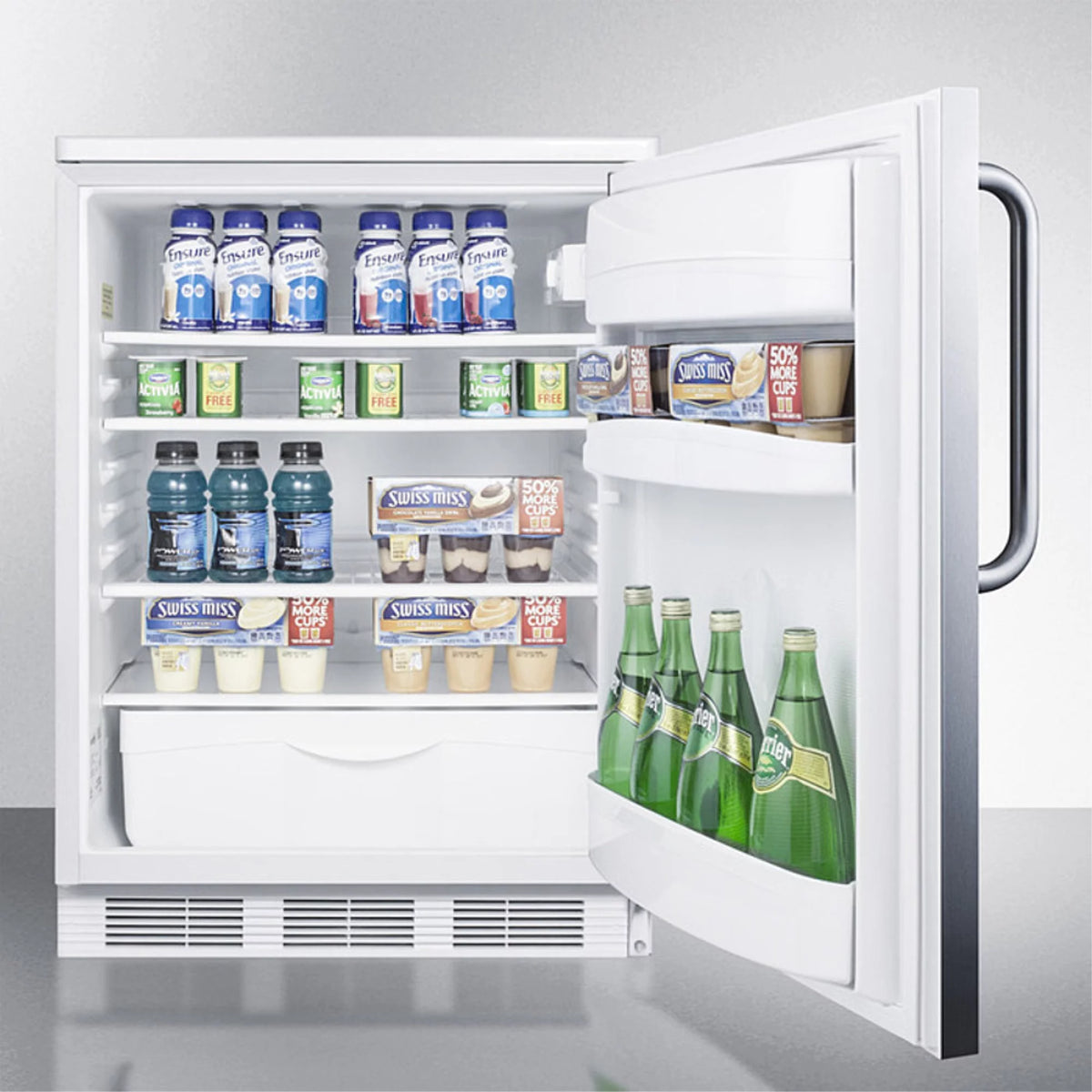 Counter Height Auto Defrost Refrigerator with Stainless Steel Door I598074