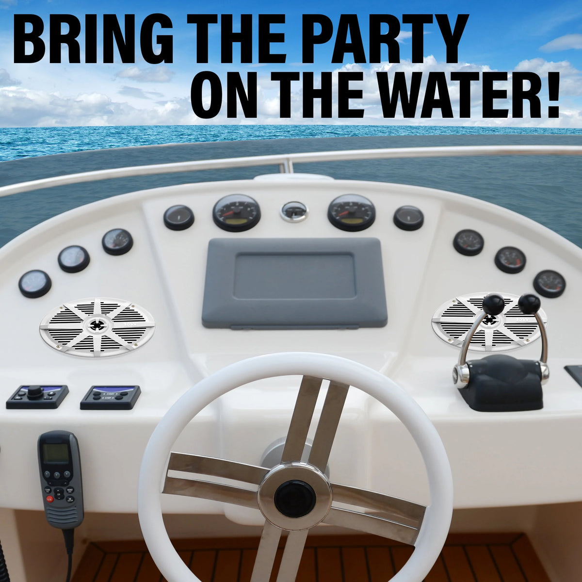 6 x 9 Inch Marine Stereo Speakers E48445