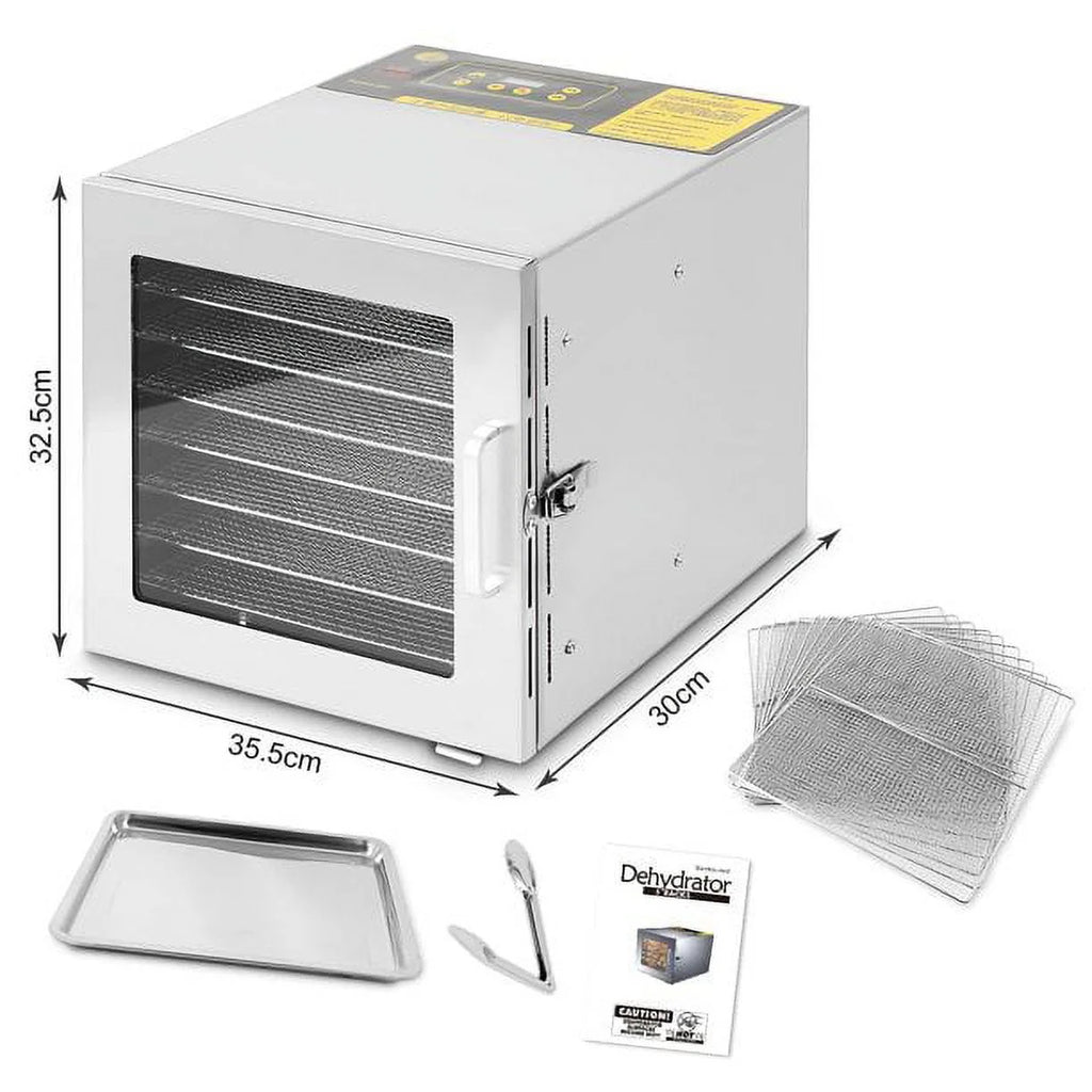8 Tray Stainless Steel Food Dehydrator P7370