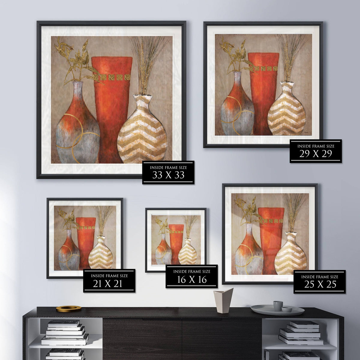 Framed Giclee Print 24x24 C54252