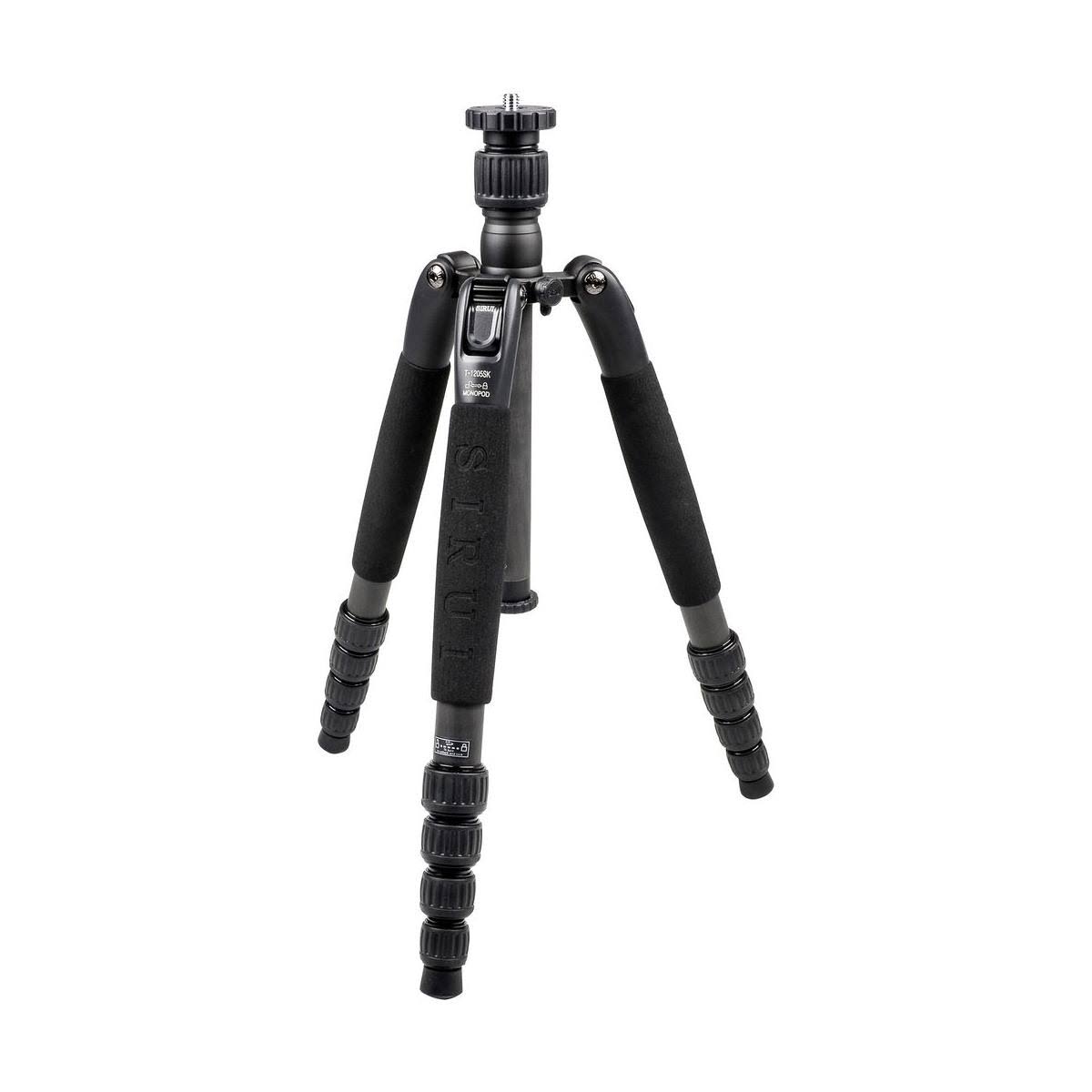 Carbon Fiber Travel Tripod / Monopod, 22 lb Capacity, Black R521471