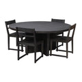 60 in. Rounded Solid Wood Dining Table E22877