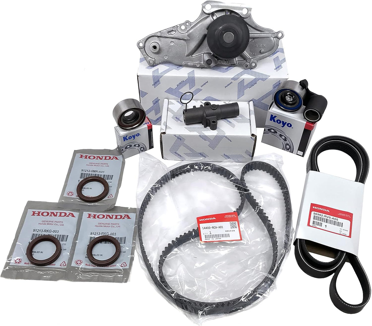 Timing Belt Kit with Water Pump and Camshaft Crankshaft Seal A69202
