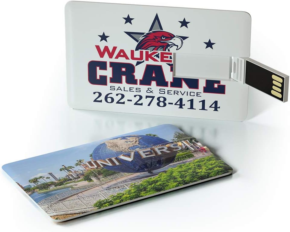 Custom Credit Card USB Flash Drive 128MB 100 Pack Q505077
