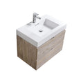 30 in. Wall Mount Nature Wood Bathroom Vanity P4847