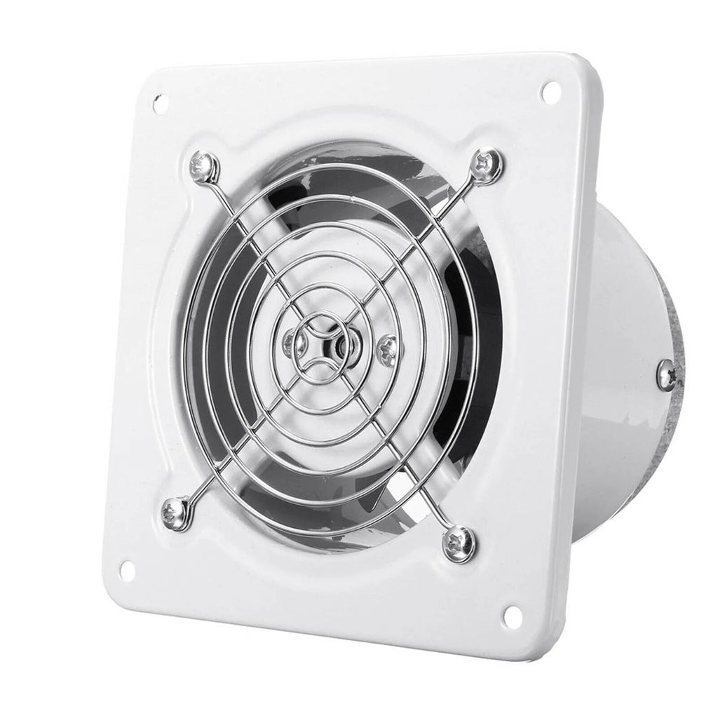 White 8" Wall Mounted Exhaust Fan B742