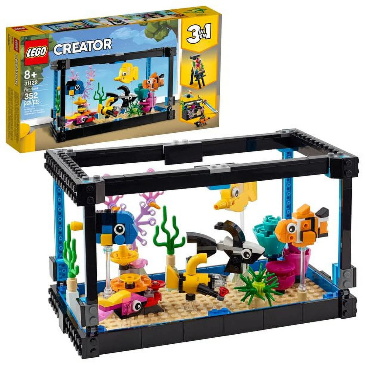 LEGO Creator 3in1 Fish Tank Building Toy (352 Pieces) Z5791