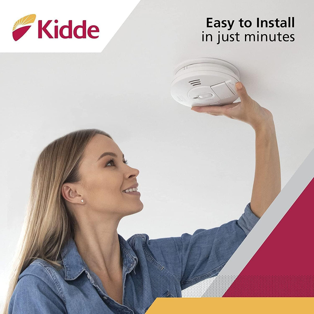 Hardwired Interconnect Smoke & Carbon Monoxide Alarm 6 Pack D437