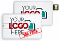 Custom Credit Card USB Flash Drive 128MB 100 Pack Q505077