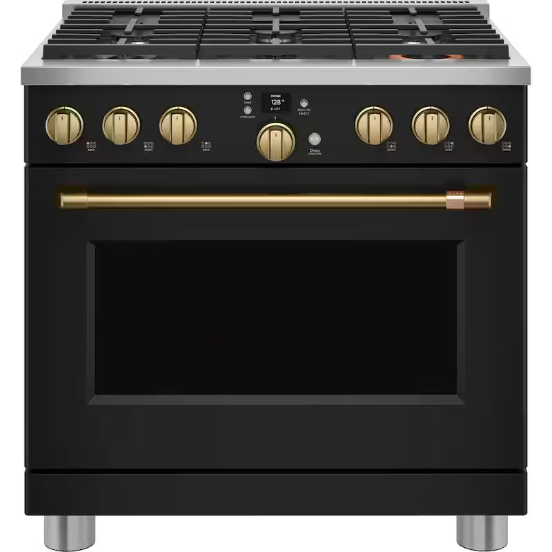 Range and Rangetop Handle and Knob Kit in Brushed Brass C869
