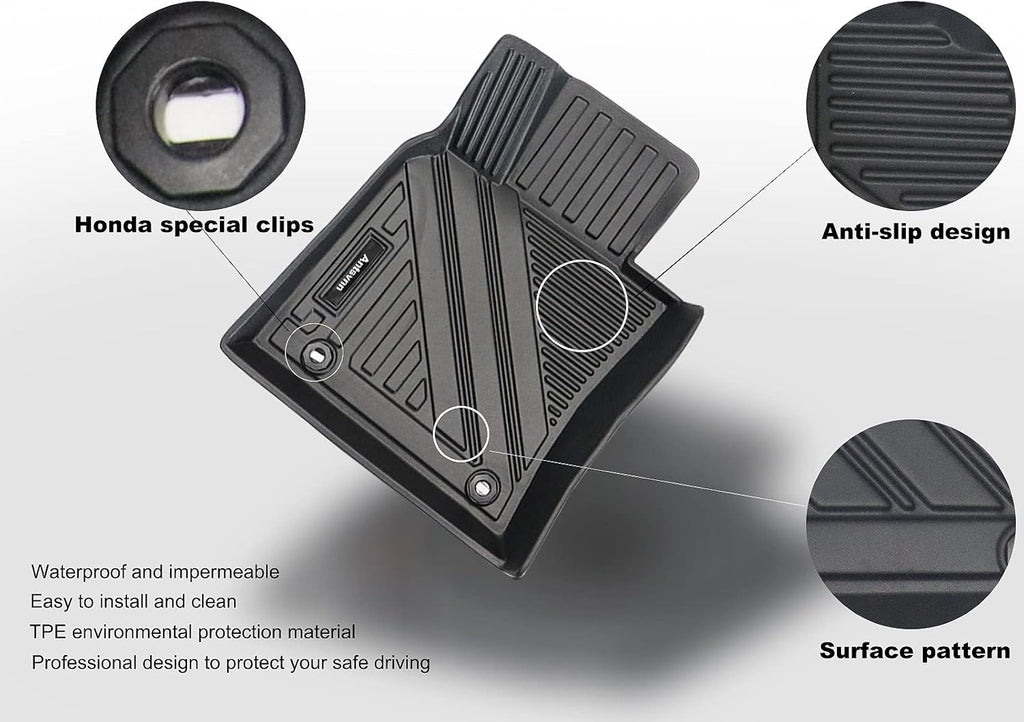 Black Rubber Floor Mats and Cargo Liner for Toyota Camry Y945434
