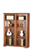 Dark Oak Double Wide Bookcase R531150