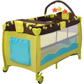 Green Baby Crib Playpen Playard D846