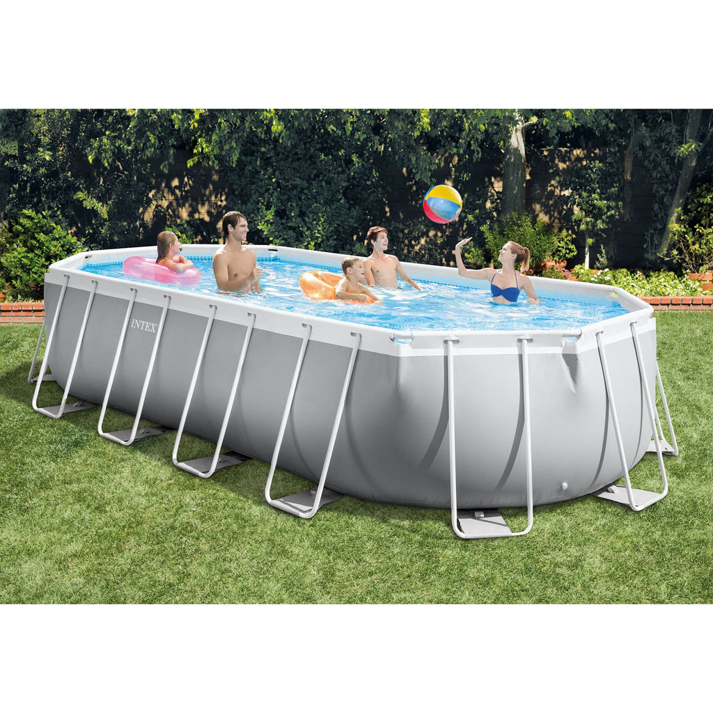 16.5ft x 9ft x 48in Oval Above Ground Pool Set with Pump L223