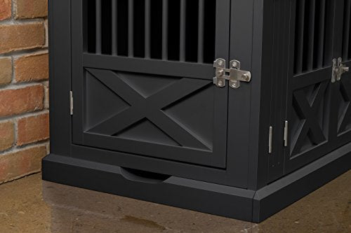 White Triple Door Medium Dog Crate S80334